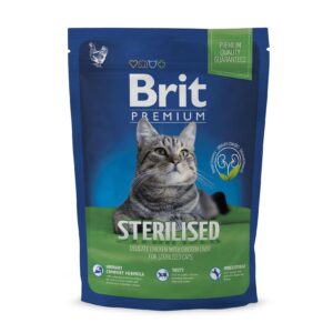 Сухой корм для стерилизованных котов Brit Premium Cat Sterilized 800 г (курица)