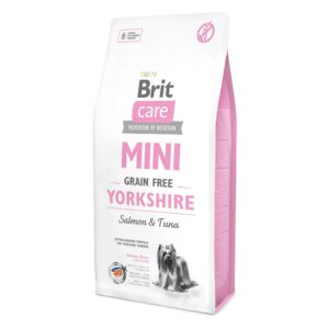 Сухой корм для йоркширських терьеров Brit Care Mini GF Yorkshire 7 кг (лосось и тунец)