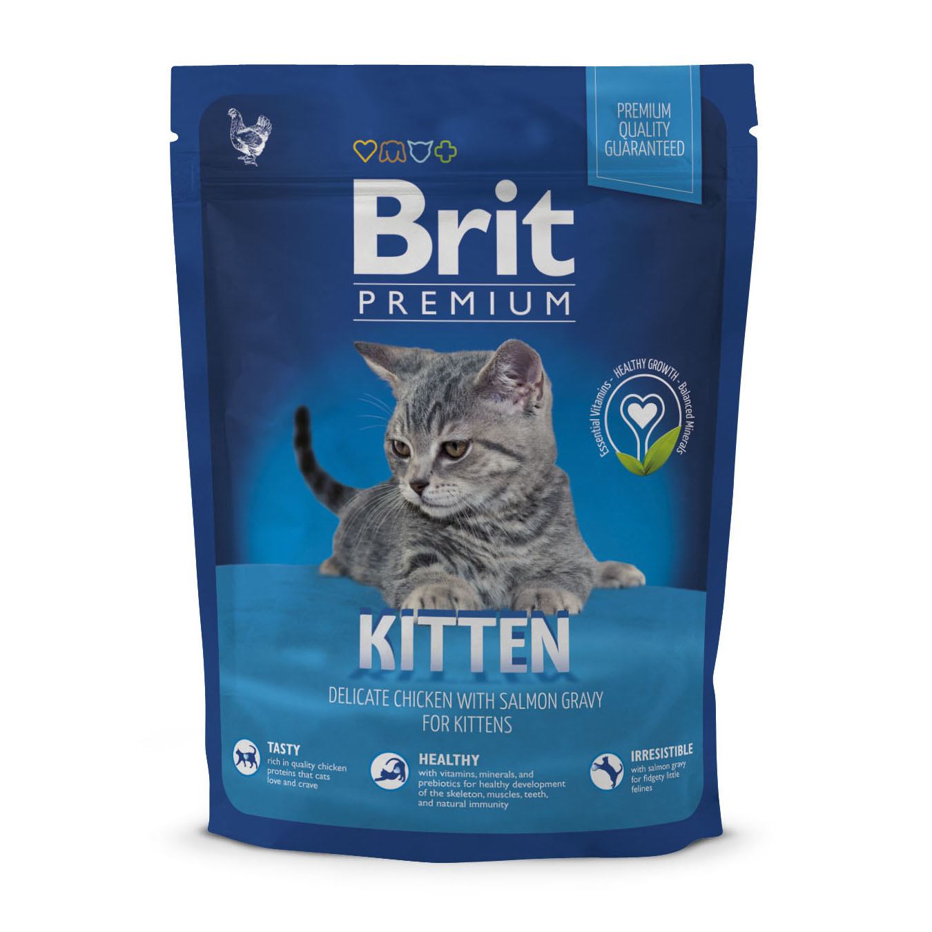 Сухой корм для котят Brit Premium Cat Kitten 300 г (курица)